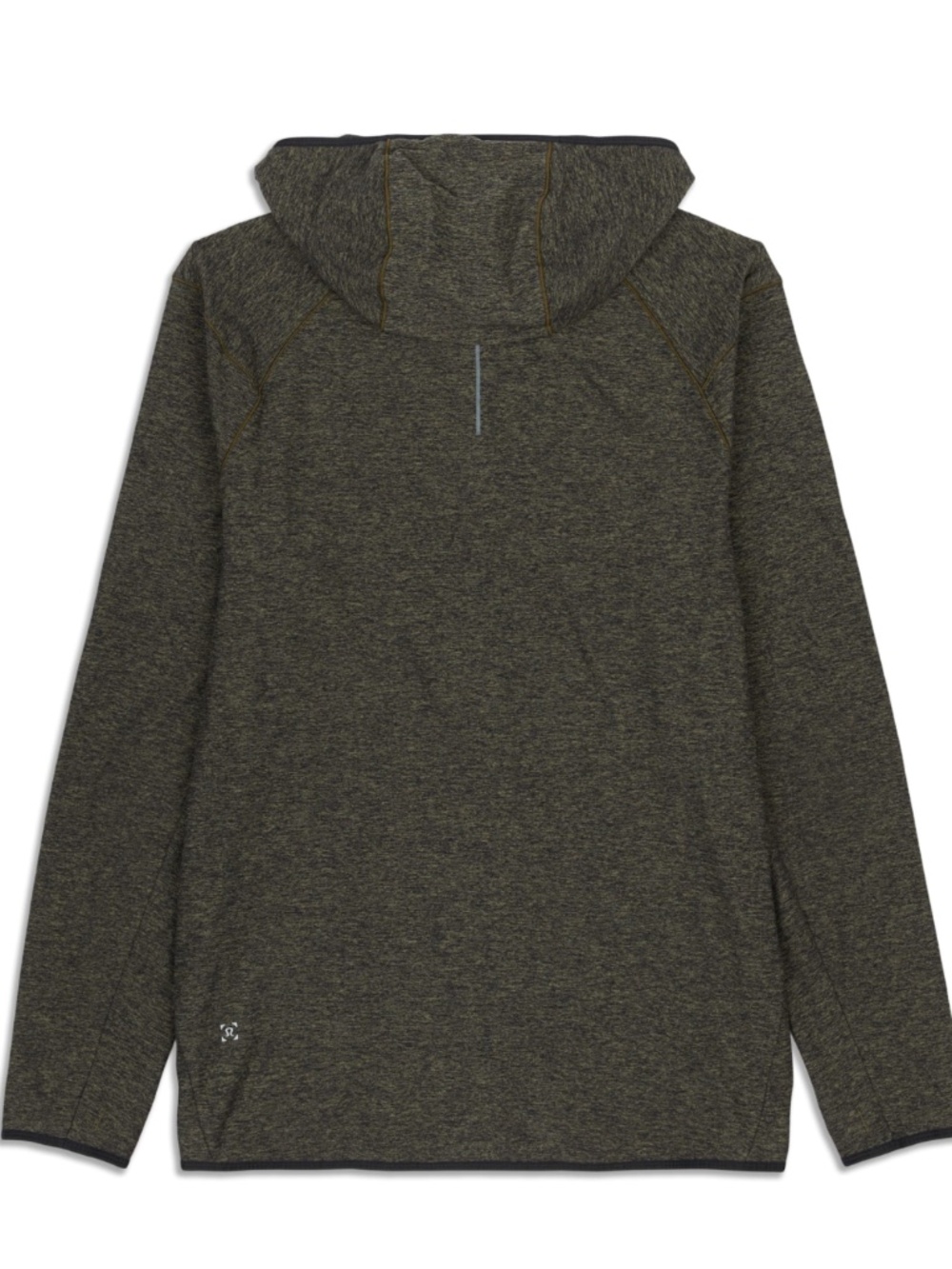 NWT Lululemon athletica mens Surge Warm Full Zip XS Heahered utilitarian black